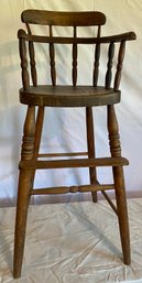 Vintage Wooden Windsor Style Highchair