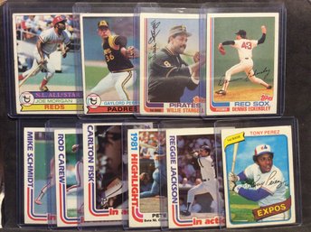 Topps 10 Card Lot From The 70s & 80s - Stars & Hall Of Famers #5 - K