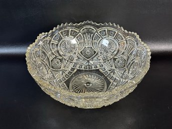 A Vintage Punch Bowl By Imperial Glass