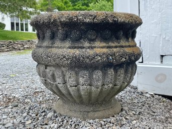 A Vintage Cast Stone Planter
