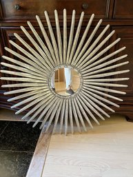 Sunburst Silver Mirror