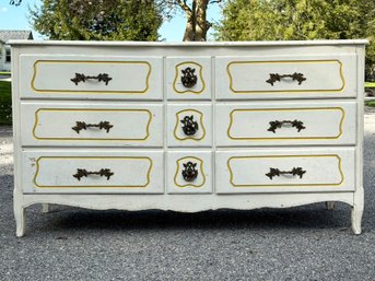 A Vintage Painted Wood French Provincial Dresser