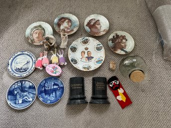 Eclectic Collectible Dish Bookend Lot!!!