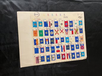 USA- 13 Cent Bicentennial Era State Flags