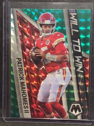 2022 Panini Mosaic Will To Win Patrick Mahomes - M