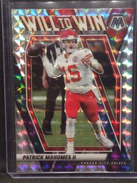 2021 Panini Mosaic Will To Win Patrick Mahomes - M