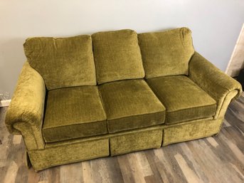 Velvet Upholstered Sofa