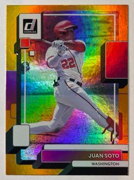 2022 Donruss Juan Soto Orange Foil