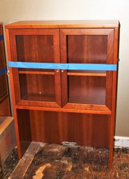 Desk Top Hutch Section With Glass Doors Lot - 1 (Office 2)