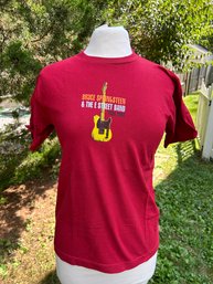 Burgundy Size Small Bruce Springsteen & The E Street Band Tour 2003 T Shirt No Tag