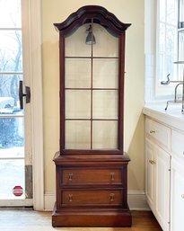 A Vintage Petit Curio Or China Cabinet By Brandt Furniture
