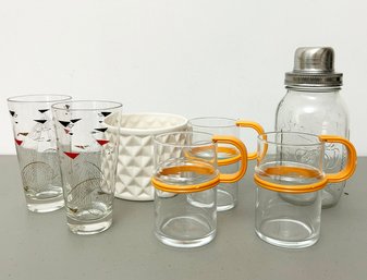 Vintage Kitchen Glass And Serving Ware