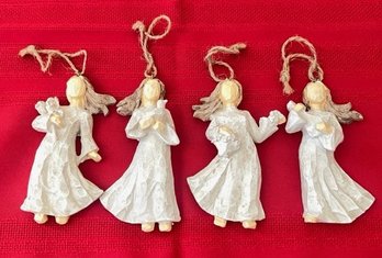 Four Vintage Willow Tree Ornaments