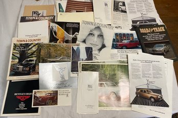 Big Pile Of Miscellaneous Rolls-Royce Marketing Material