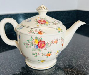 Teapot With Underplate Made In Japan