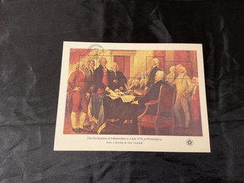 Bicentennial Declaration Of Independence Stamps 1976