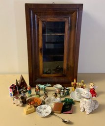 Antique Cabinet Full Of Trinkets (D)