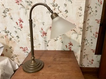 Vintage Laura Ashley Brass Desk Lamp