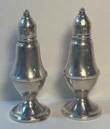 Sterling Silver Weighted Salt And Pepper Shakers