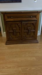 Vintage Wood Serving Bar/buffet Table