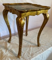 Paint Decorated Gilt Italian Table