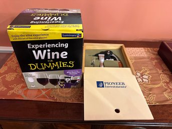 Wine Opener In Original Box And Wine For Dummies Wine Glasses