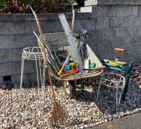 Gardening Lot With Wheelbarrow And So Much More