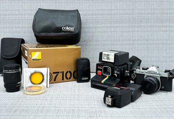 Vintage Cameras And Accessories - Nikon, Pentax And More
