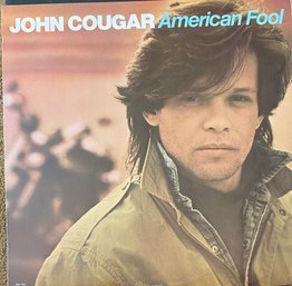 JOHN COUGAR - AMERICAN FOOL - 1982 RECORD- RVL 7501 W/ Sleeve - VG