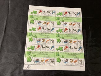 Canadian International Philatelic Exhibition -1978 Stamp Sheet