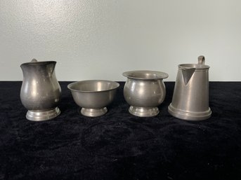 Pewter Bowls & Pitchers