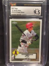 2021 Topps '52 Chrome Redux Shohei Ohtani CSG 9.5 - M