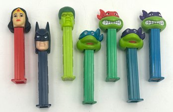 Vintage SUPERHERO-themed PEZ Dispensers