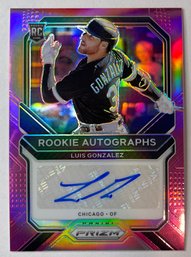 2021 Prizm Luis Gonzalez Rookie Pink Prizm Auto #/50