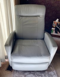 Nice Grey Leather Motorized Recliner ~ Best Home Furshings ~