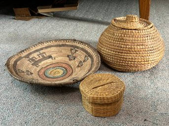 African And Sweet Grass Baskets