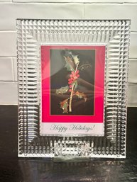 Waterford Lismore Diamond Crystal Picture Frame, New With Gift Box