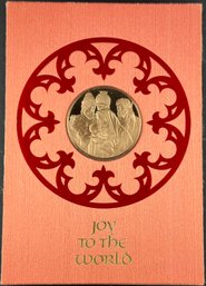 Season Greetings Religious Token 'Joy To The World'