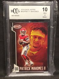 2019 Sage Aspire Patrick Mahomes BCCG 10 - M