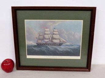 The United States Packet Ship 'Pleiades' Framed Print