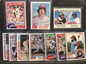 Topps 10 Card Lot From The 70s & 80s - Stars & Hall Of Famers #9 - K