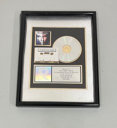 Rush Street, Richard Marx RIAA Certified Platinum Sales Award