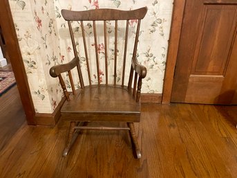 1950s Thayer Tops For Tots Vintage Childs Rocking Chair