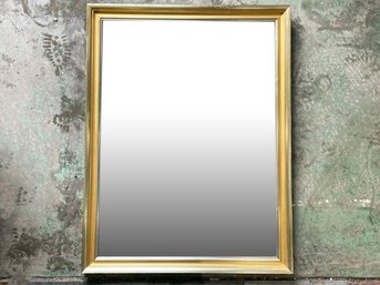 A Large Gilt Framed Mirror