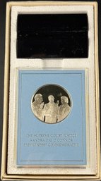 Commemorative Supreme Court Justice Sandra Day O'Connor Sterling Silver Token