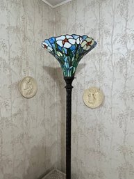 Large Stained Glass Floor Lamp