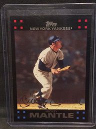 2007 Topps Mickey Mantle - M