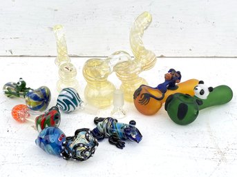 New Art Glass Cannabis Pipes - 'A'