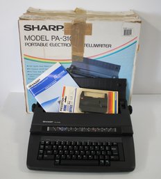 Vintage Sharp PA-3100E Portable Intelliwriter In Box