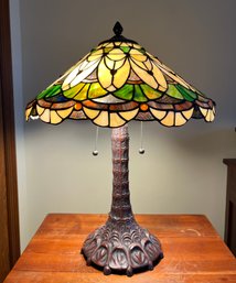 Tiffany Style Stained Glass Table Lamp